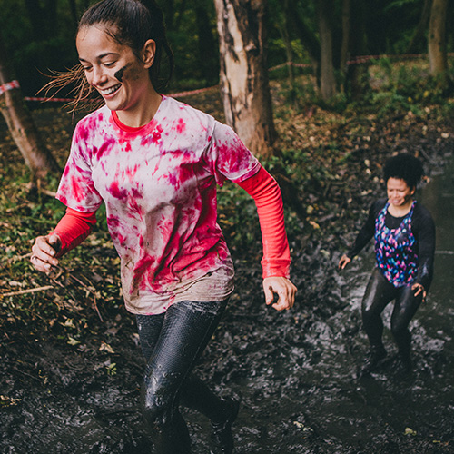 Fun run through mud
