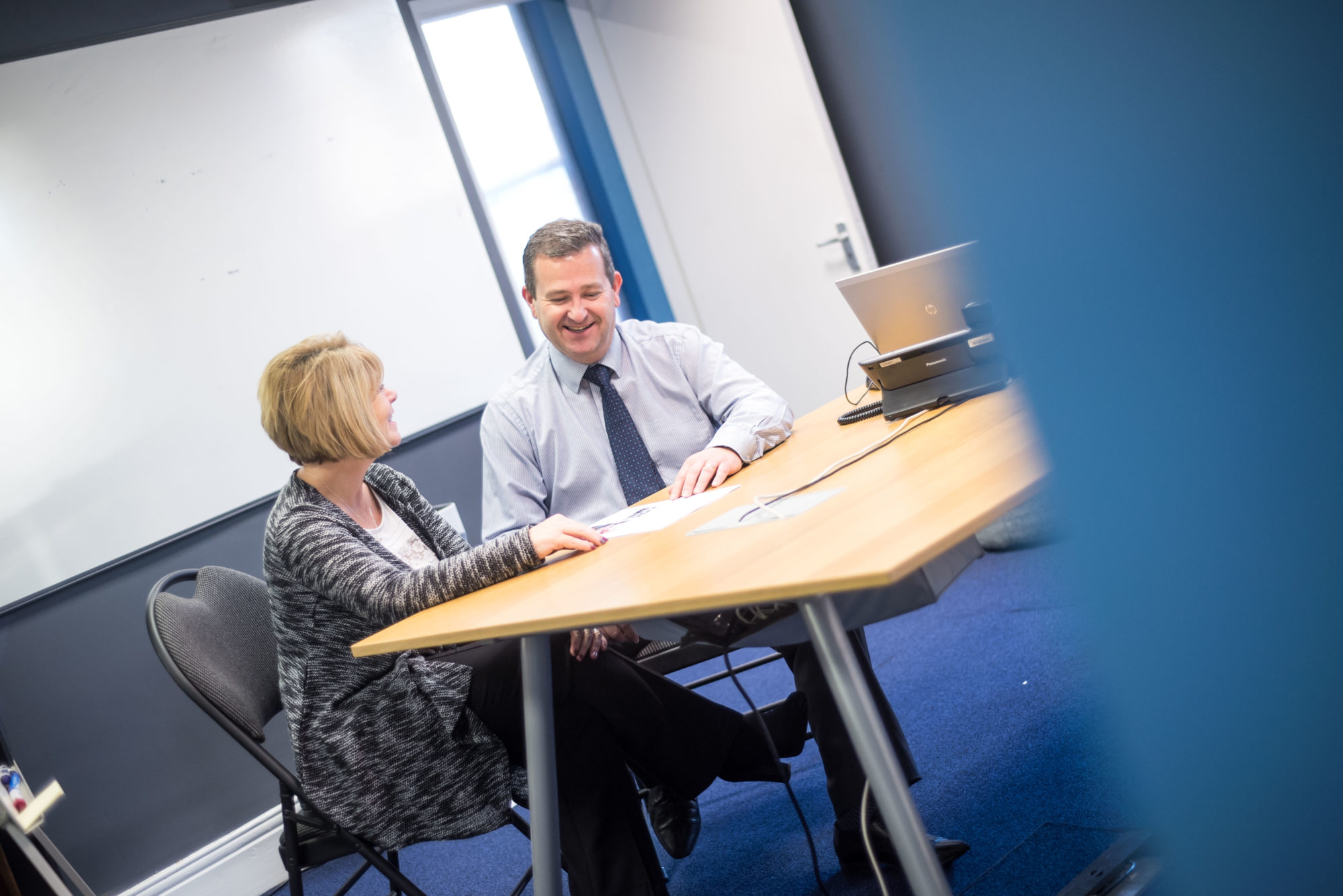 Jason McGarry with Linda Parker