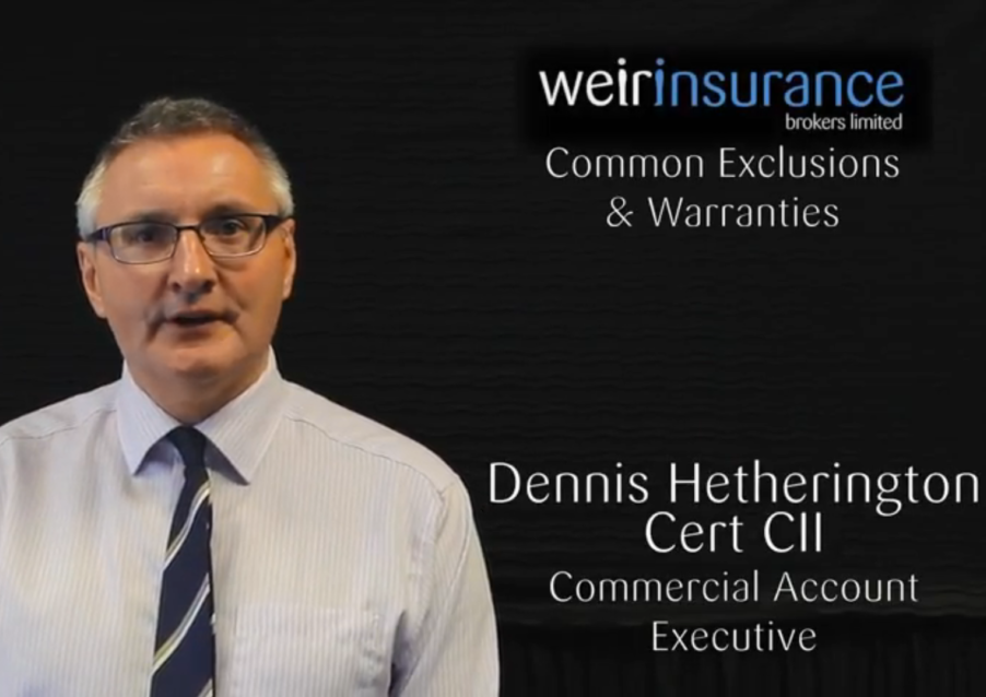 weir insurance, warranties, northumberland